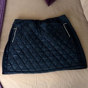 Quilted Navy Golf Skirt